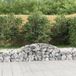 Maison Exclusive - Geknoopte gaasbakken, 17 stuks, 300x50x40/60 cm, verzinkt staal