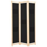 VidaXL Paravent 1700 mm Noir Bois