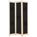 VidaXL Paravent 1700 mm Noir Bois