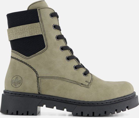 Rieker Veterboots Dames - Beige - Maat 38