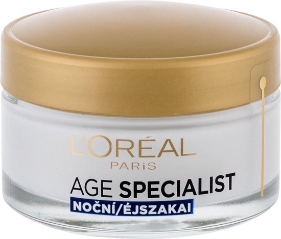 L&#180;oreal - Age Specialist 65+ Night Cream Anti wrinkle night cream with multivitamins - 50ml