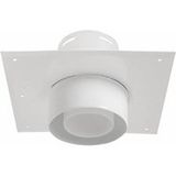 Plaque de plafond C9 avec tuyau 15cm Ø80/125mm