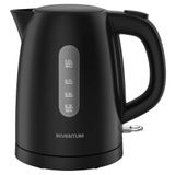 Inventum HW110B Kleine Waterkoker - 1 L - 2200 W - Kalkfilter - Zwart