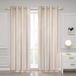WOLTU 2 X Gordijnen Verduisterend en thermisch 300g/m² in fluwelen,zwaar en ondoorzichtig gordijn 140x225cm,Beige VH6066hsd-2