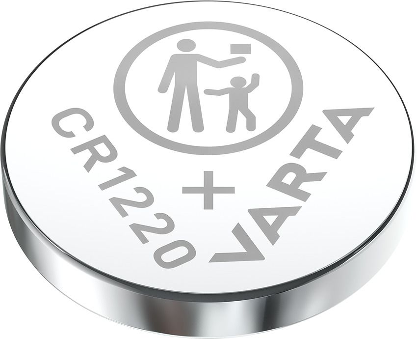 Varta CR1220 Lithium Button Cell Battery - 3V - 35mAh - Single Pack