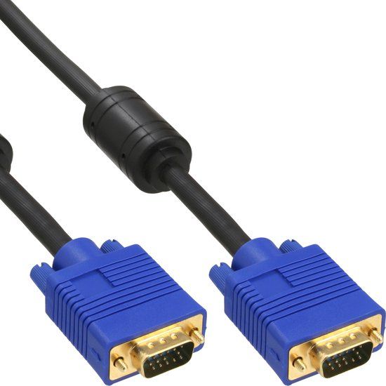 InLine 17715S VGA kabel 1,5 m VGA (D-Sub) Zwart