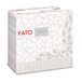 Fato - Droge papieren servetten, Airlaid, stoffen effect, 50 stuks servetten, grootte 40x40 gevouwen in 4, design Botanic Dust