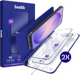 Buddi 2-Pack Screenprotector Geschikt voor Samsung Galaxy S26 Plus - Easy Fit Tempered Glass met Installatietray