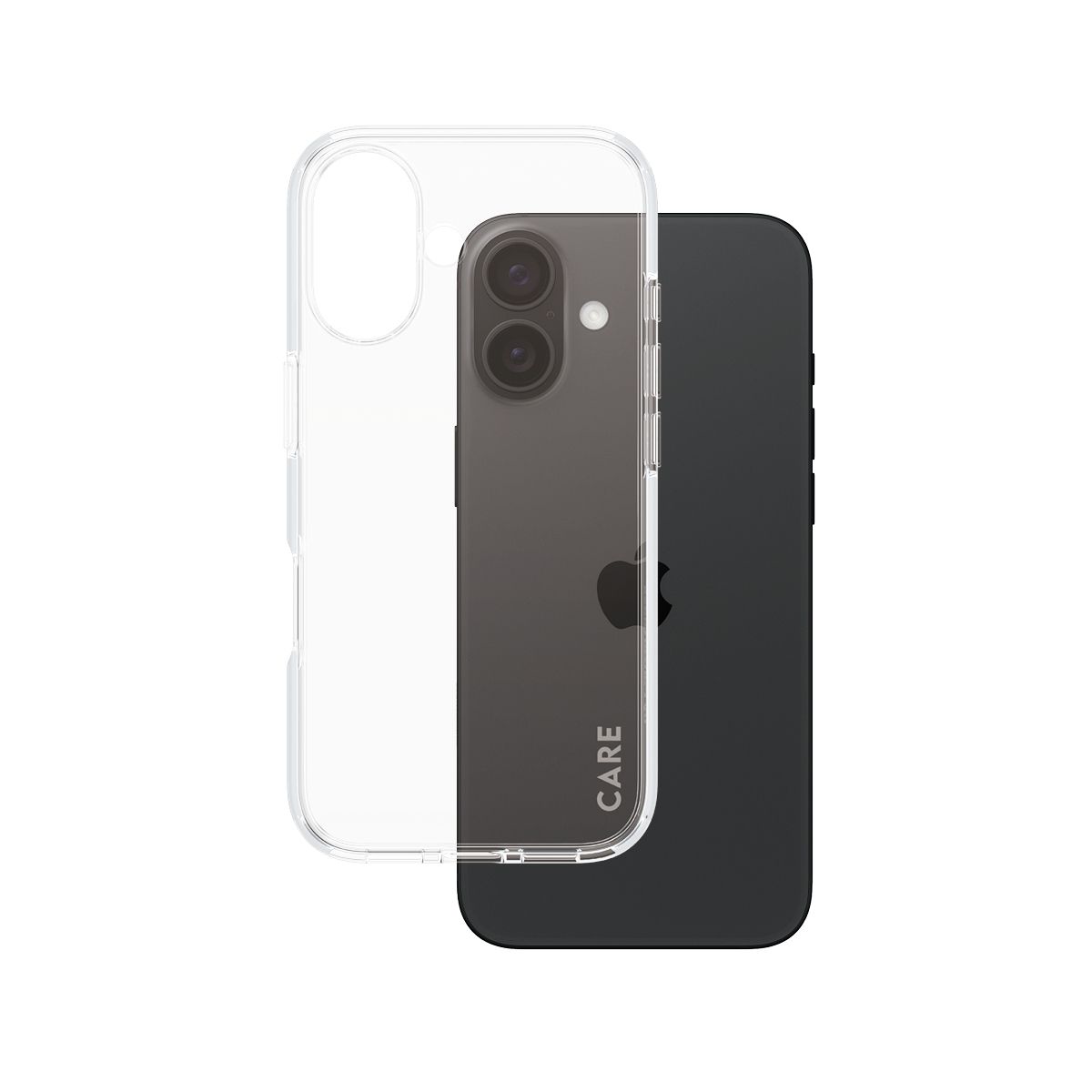 PanzerGlass CARE by PG Transparent iPhone 16 6.1" Back Cover - Transparent