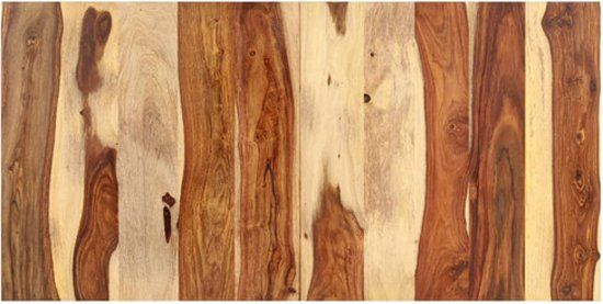 vidaXL Tafelblad 120x60x(2,5-2,7) cm Massief acaciahout