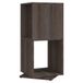 vidaXL Draaikast Grijs Eiken 34.5x34.5x75.5 cm