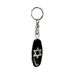 RVS sleutelhanger - Emblem/ Flag Star of David+USA