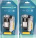Adaptateur 2x pièces 2x remplacement de pile AA
