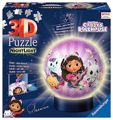 Ravensburger Gabby's Dollhouse 3D Puzzle Nachtlampje - LED Nachttischlampe