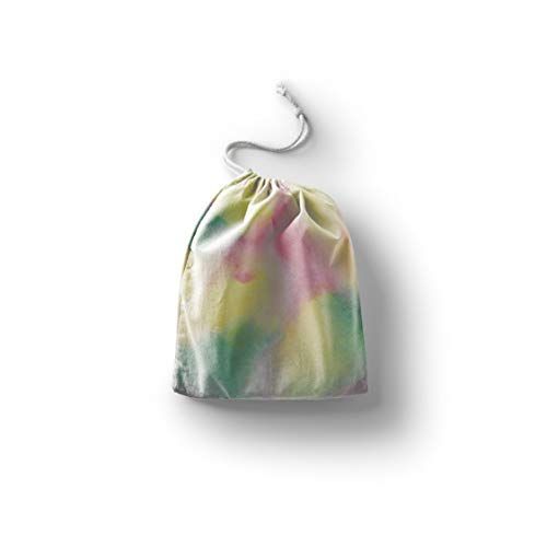 Bonamaison Bedrukte katoenen tas met trekkoord - 20 x 30 cm