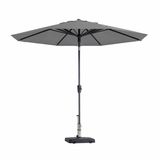 Madison Paros II Round Grey Parasol 300cm