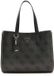 GUESS Meridian II Girlfriend Tote Bag Coal Logo gris foncé