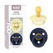 BIBS Kleuren Speen 0m+ 2 Stuks Natuurlijk Latex BPA-Vrij