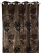 Zonder OSAKA Zonder gordijn, jacquard, chenille, zwaar, 140 x 280 cm, chocoladebruin, polyester