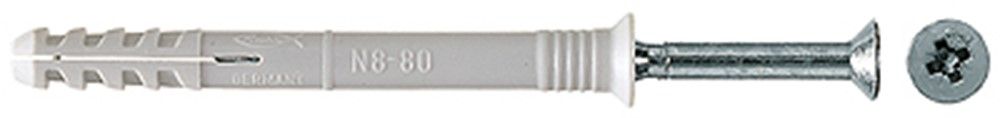 Fischer nagelplug N 10x160/110 S (50) - 50 stuks - art.nr. 50348