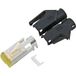 Hirose Electronic RJ45C6A-BL TM31 RJ45-connecteur Cat6a Hirose TM31 Connecteur, droit Nombre de pôles : 8P8C Bleu 1 pièce(s)