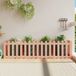 Maison Exclusive - Jardinière surélevée avec clôture en lattes, dimensions 200x50x50 cm, en bois massif de douglas