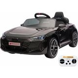 Audi Voiture Électrique Pour Enfants Audi Rs E-tron Gt Avec 2,4 Ghz Télécommande, Démarrage Progressif, Suspension À Ressorts, Led, Musique Mp3, 3-5 Km/h, 3+ Ans - Noir