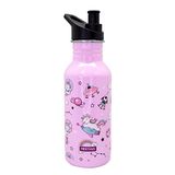 Nerthus Unisex - volwassenen FIH 807 waterfles voor kinderen, roze, 500 ml