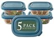 Set de 5 récipients de conservation des aliments 500ml - Sans BPA
