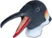 Bristol Novelty Unisex Penguin Rubber Head Mask (Black/White/Red)
