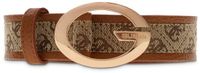GUESS Camden Pant Belt H30 W85 Latte Logo / Cognac bruine