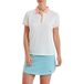FootJoy Polo sans manches, blanc/pêche