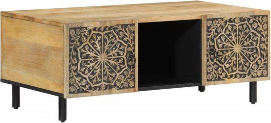 vidaXL Salontafel 100x54x40 cm massief mangohout