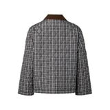 PIECES geruite corduroy jas - meerkleurig
