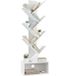 Merkloos Boekenkast - wit - 38x113x20 cm - smal