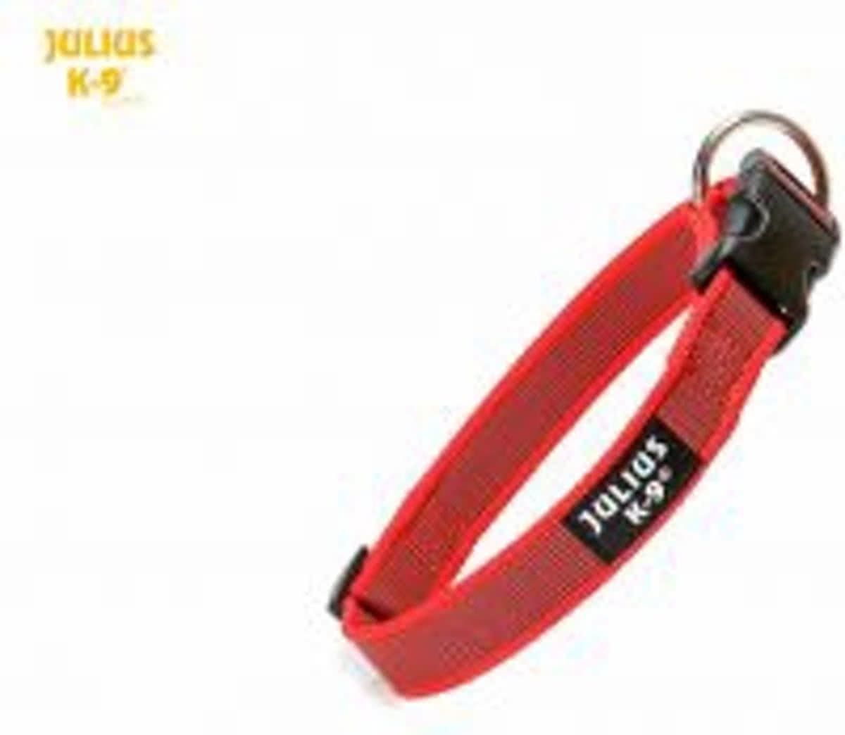 JULIUS K9 IDC Halsband Anti Slip Rood 39-65CM