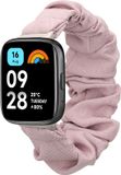 kwmobile elastisch bandje voor smartwatch - geschikt voor Xiaomi Redmi Watch 3 Active / Redmi Watch 3 Lite - Horlogebandje van katoen - In lavendel
