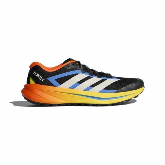 Adidas Terrex Agravic Lite Low Trailschoenen Unisex Zwart/Grijs/Impora Maat 43 1/3