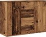 vidaXL Dressoir 88x30x64 cm bewerkt hout oud houtkleurig