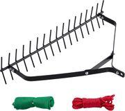 Vevor Vijverhark 810x495x165mm Onkruidverwijderaar Dubbelzijdig 9m Touw