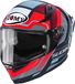 Suomy Speedstar 2 Parallax, casque intégral, Noir/Rouge Néon/Gris/Blanc, L