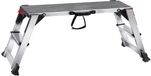 Markenlos Aluminium werkbank - Opklapbaar, 100x30x48 cm, draagvermogen 200 kg, zilverkleurig