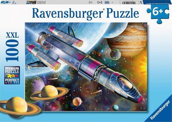 Ravensburger Missie in de ruimte Puzzel - 100 stukjes - Vanaf 6 jaar