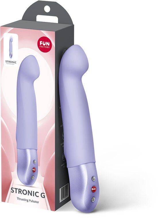 Fun Factory Stronic G | G-spot-pulsator met stootfunctie | seksspeeltje voor vrouwen | 10 stootprogramma's | waterdicht IPX7 | oplaadbaar USB-C | siliconen | Lila