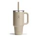Hydro Flask Travel Tumbler 936 ml (32 oz) with Clear Press-In Straw Lid