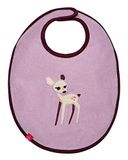 LÄSSIG Baby Peuter Slabbetje Medium Waterafstotend Klittenbandsluiting/Medium Bib, Little Tree Fawn