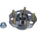 MAXGEAR Jeu de roulements de roue Avant Gauche Avant Droite pour HONDA PRELUDE V (BB) Roulement à billes à contact oblique 66mm 33-0648