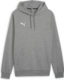 PUMA teamGOAL Casuals Hoody Heren sporttrui - Medium Gray Heather-Puma White