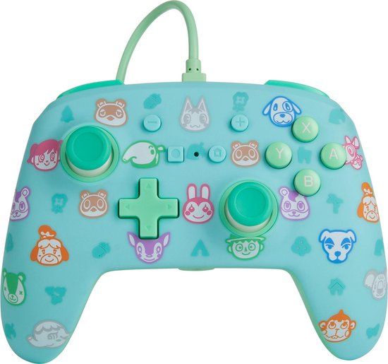 PowerA Enhanced Wired Controller for Nintendo Switch - Animal Crossing: New Horizons