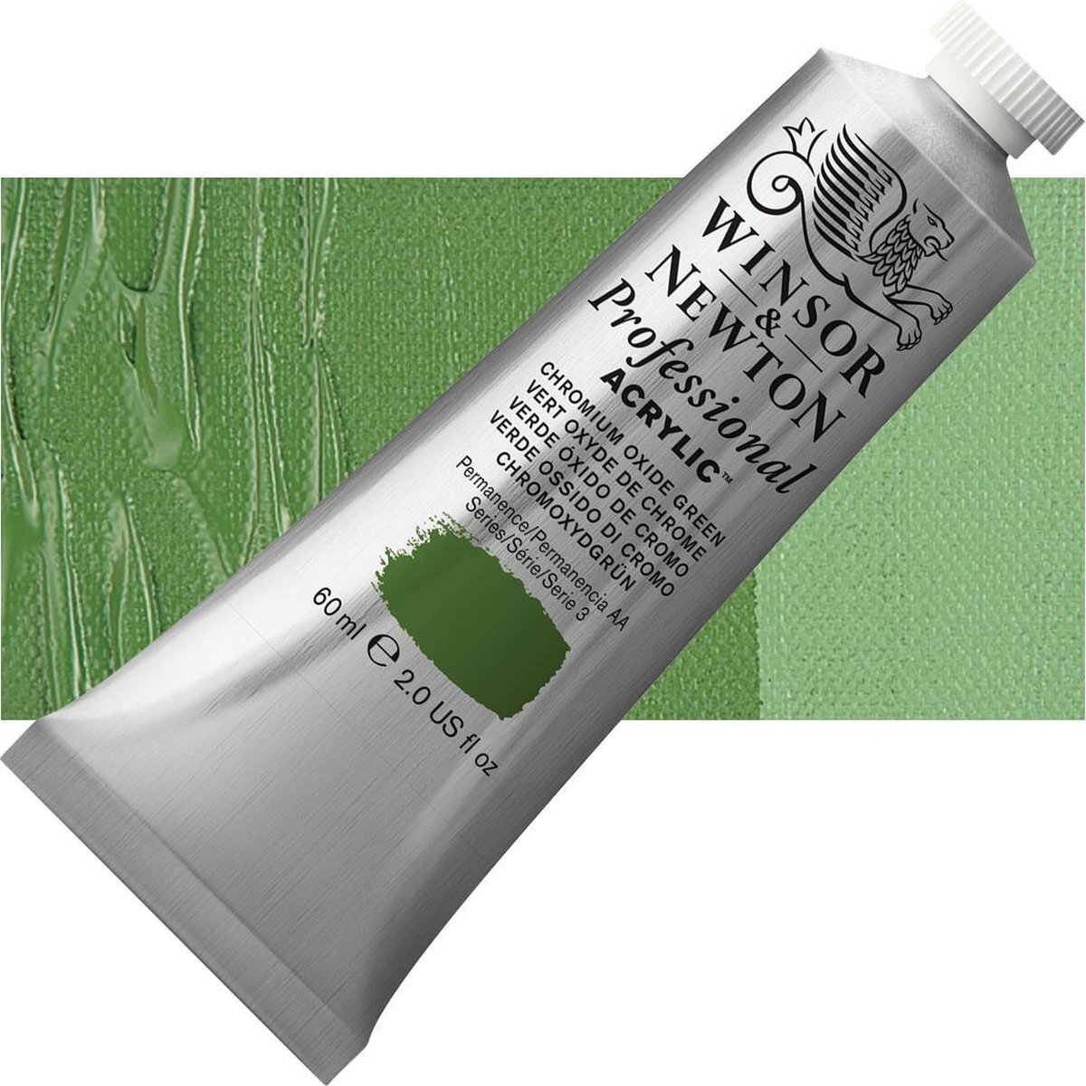 Winsor & Newton Professional Acrylic Tube - Chromium Oxide Green (162) 60 ml